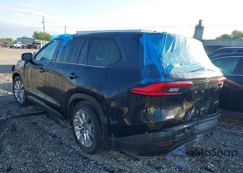 2024 Toyota Grand Highlander Platinum from USA, damaged, VIN 5TDAAAB53RS007437